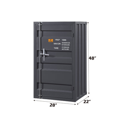 Cargo Gunmetal Finish Chest - 1st Choice Furniture Direct