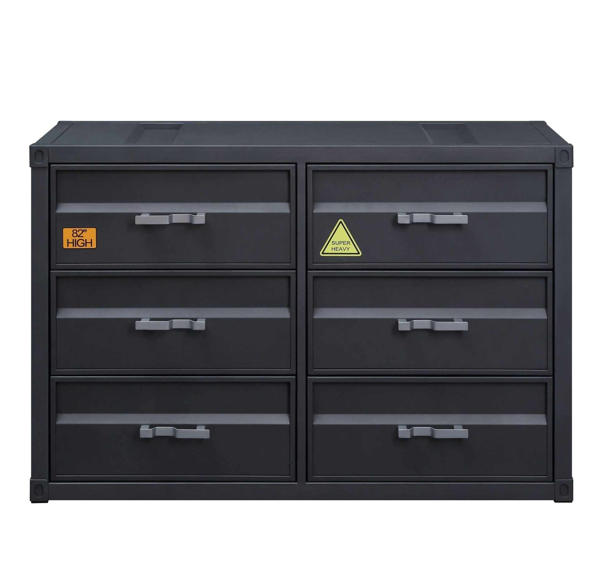 Cargo Gunmetal Finish Dresser - 1st Choice Furniture Direct