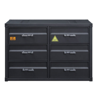 Cargo Gunmetal Finish Dresser - 1st Choice Furniture Direct