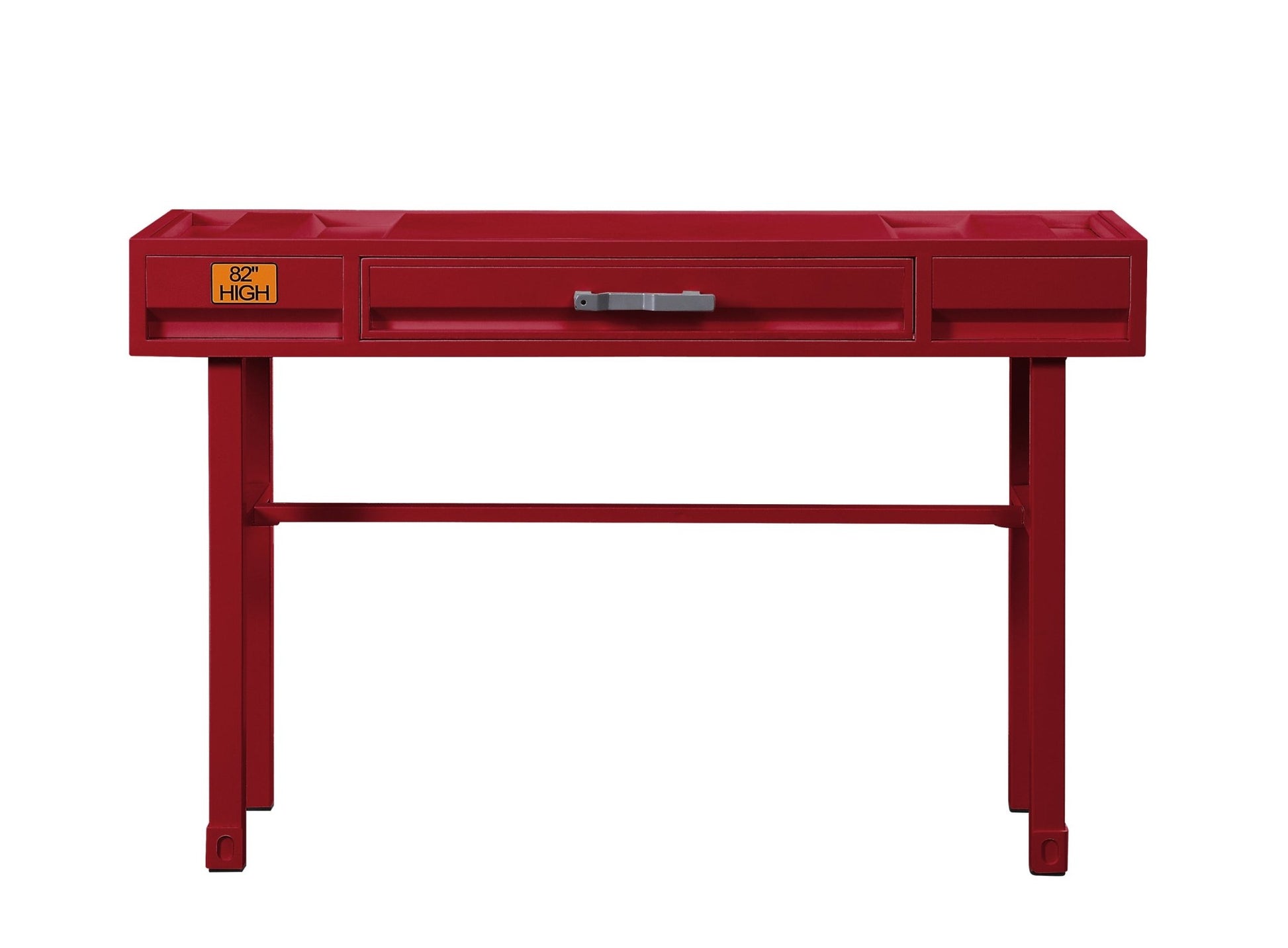 Cargo Red Finish Vanity Desk - 1st Choice Furniture Direct
