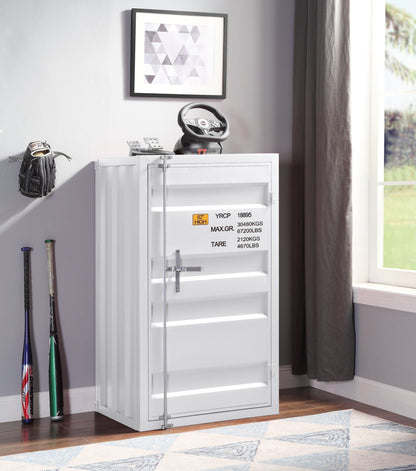 Cargo White Finish Chest - 1st Choice Furniture Direct