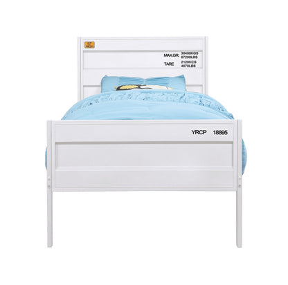 Cargo White Finish Full Bed - 1st Choice Furniture Direct