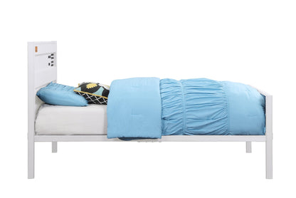 Cargo White Finish Full Bed - 1st Choice Furniture Direct