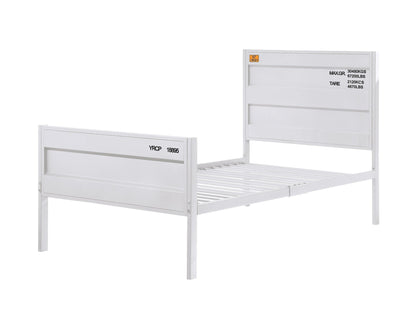 Cargo White Finish Full Bed - 1st Choice Furniture Direct