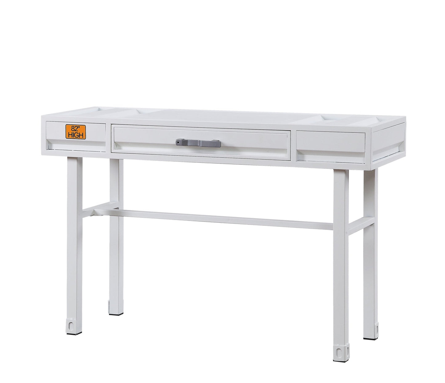 Cargo White Finish Vanity Desk - 1st Choice Furniture Direct