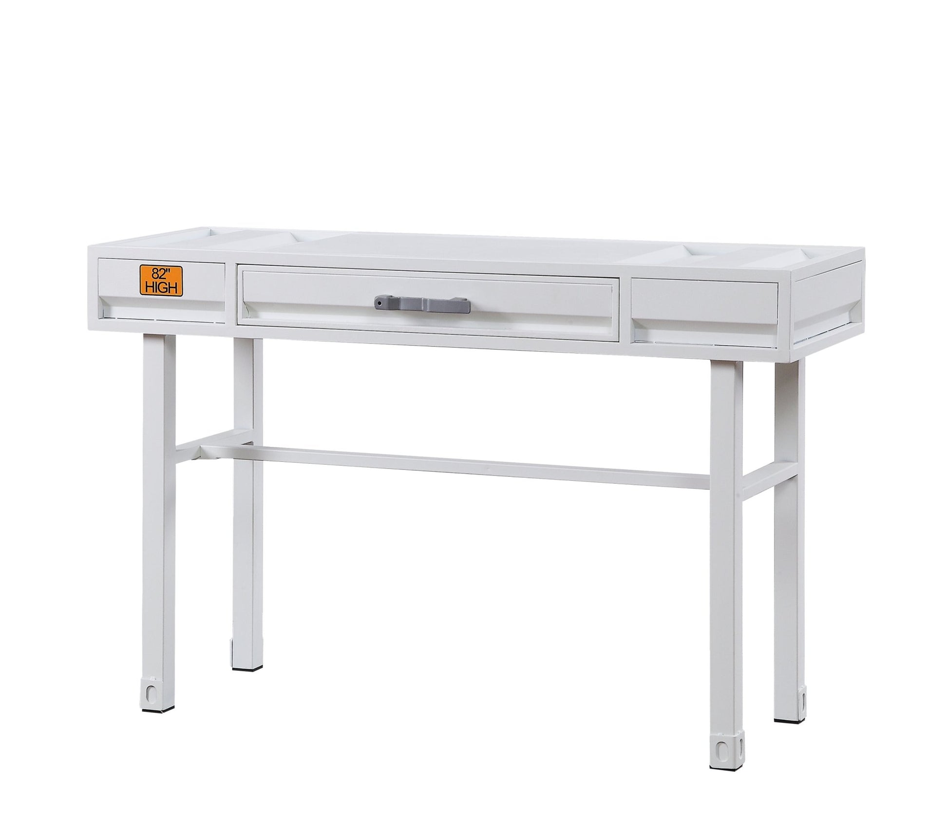 Cargo White Finish Vanity Desk - 1st Choice Furniture Direct