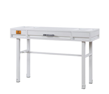 Cargo White Finish Vanity Desk - 1st Choice Furniture Direct