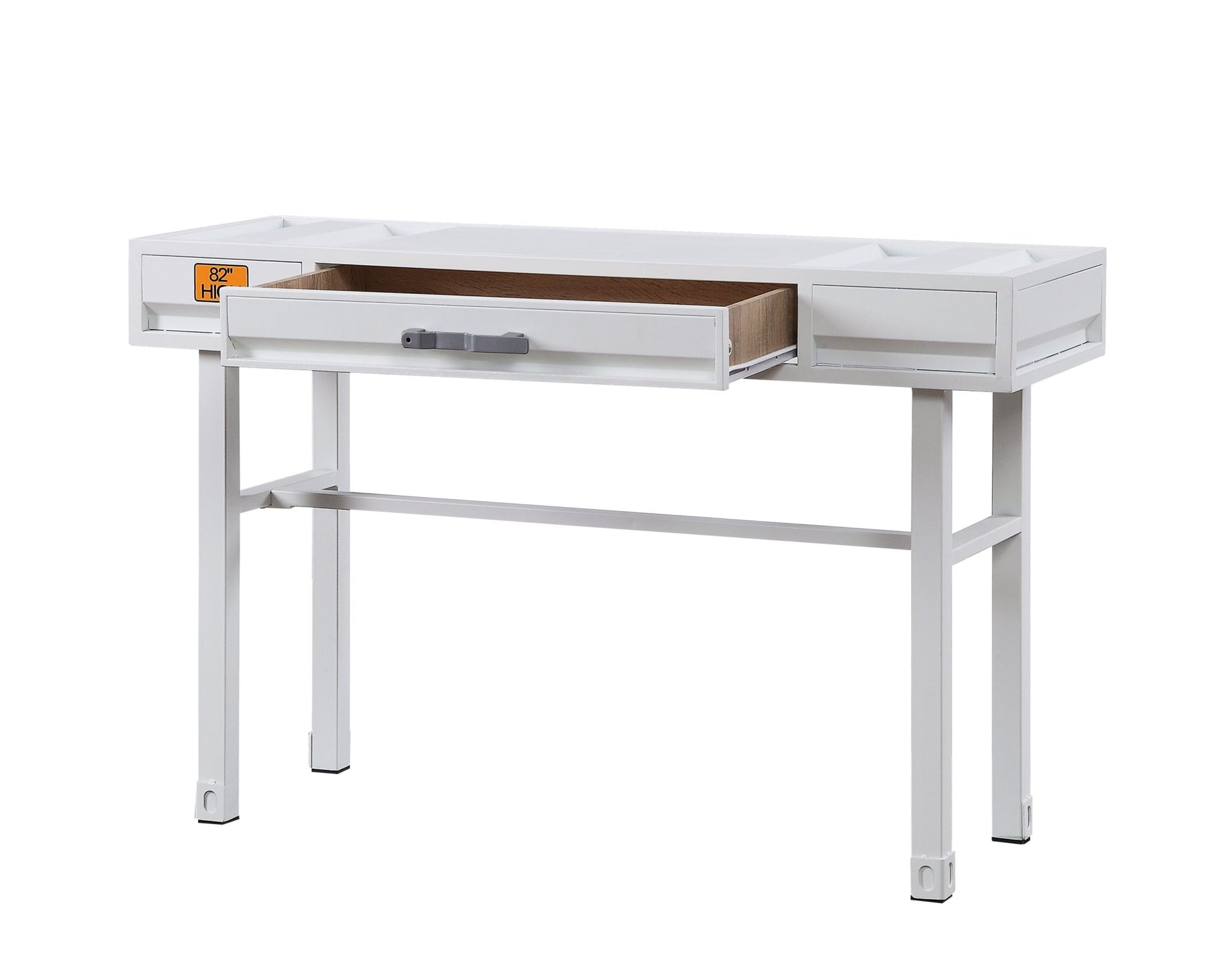 Cargo White Finish Vanity Desk - 1st Choice Furniture Direct