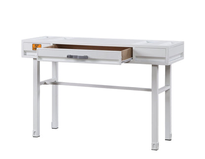 Cargo White Finish Vanity Desk - 1st Choice Furniture Direct