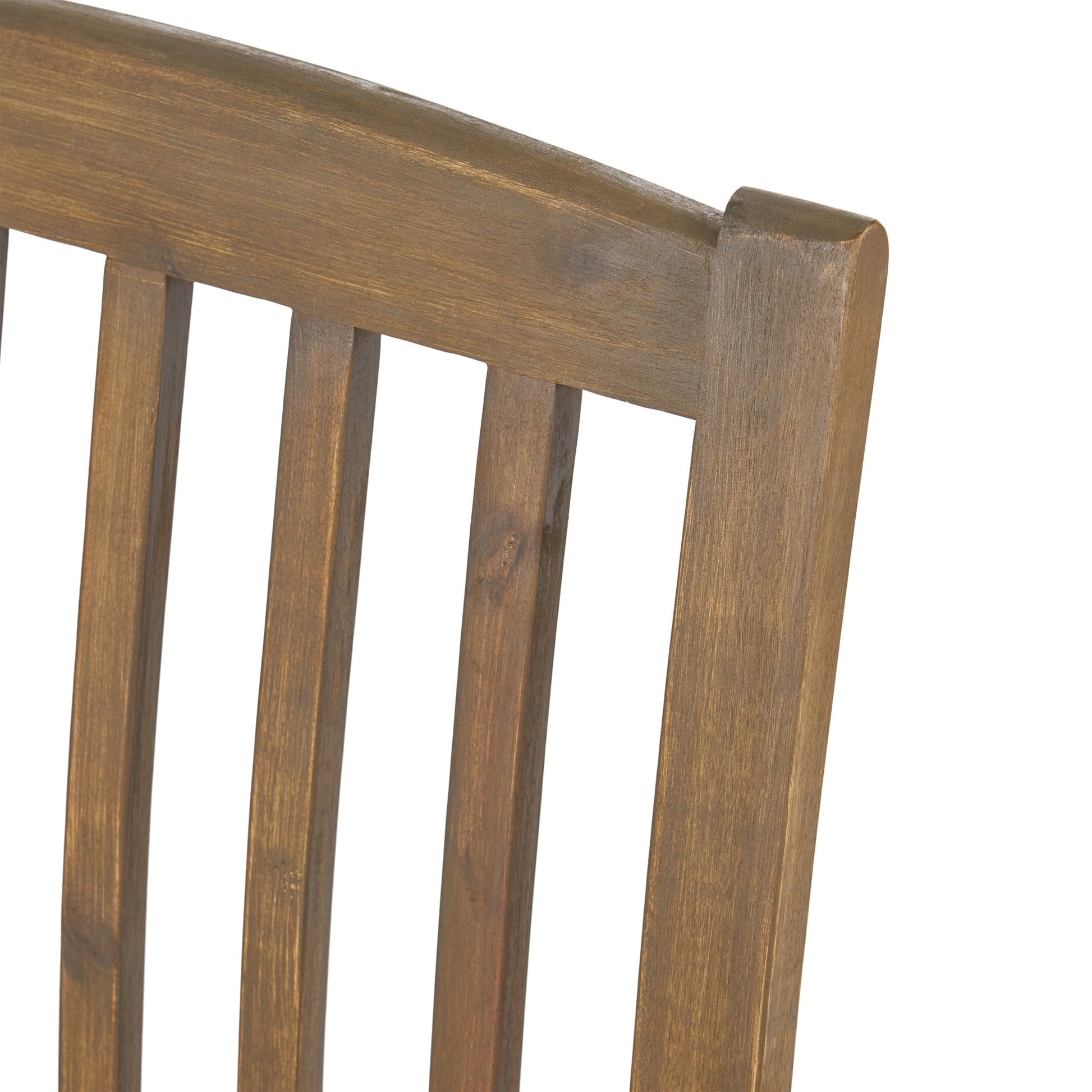 CASA Acacia Dining Chair Set with Cushions, Grey and Cream,2PCS - 1st Choice Furniture Direct