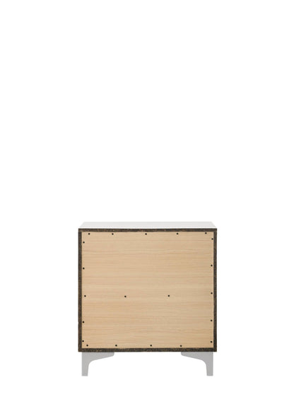 Casilda White Finish Nightstand - 1st Choice Furniture Direct