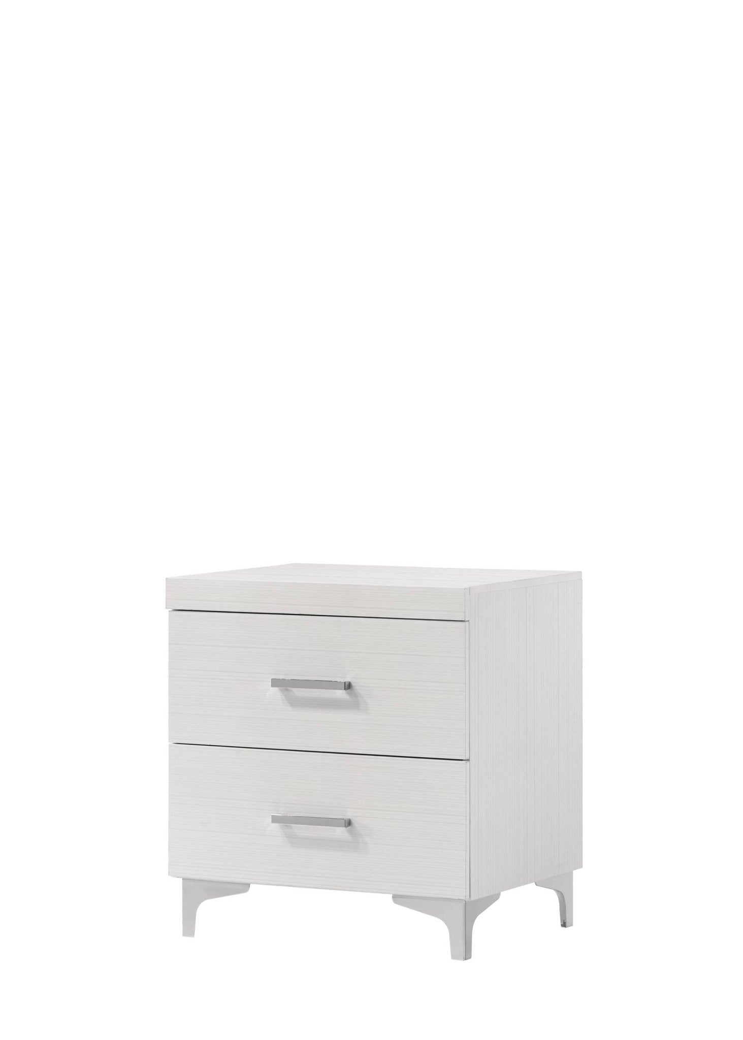 Casilda White Finish Nightstand - 1st Choice Furniture Direct