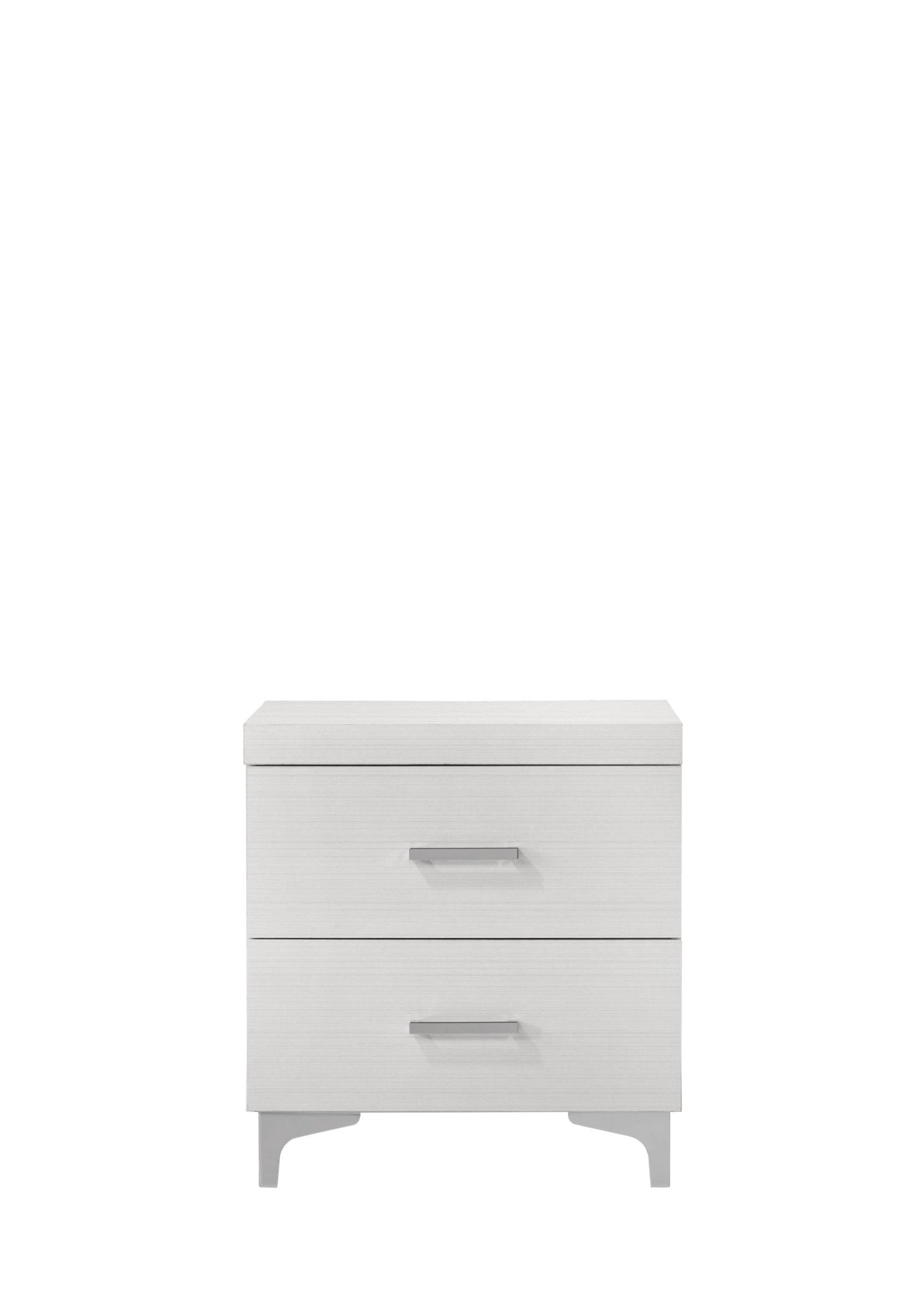 Casilda White Finish Nightstand - 1st Choice Furniture Direct