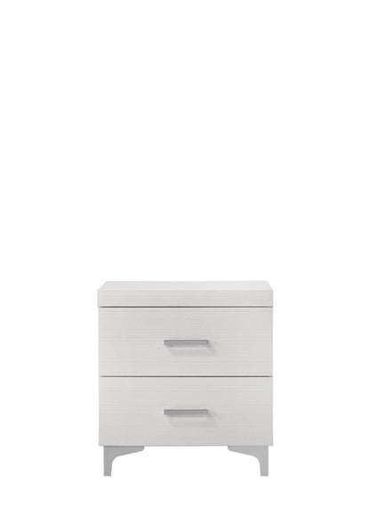 Casilda White Finish Nightstand - 1st Choice Furniture Direct