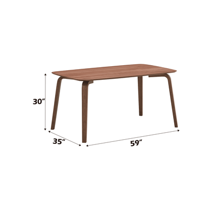 Casson Walnut Finish Dining Table - 1st Choice Furniture Direct