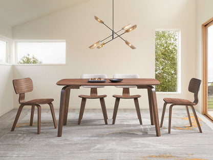 Casson Walnut Finish Dining Table - 1st Choice Furniture Direct