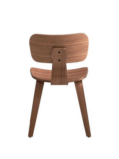 Casson Walnut Finish Side Chair (Set of 2) - 1st Choice Furniture Direct