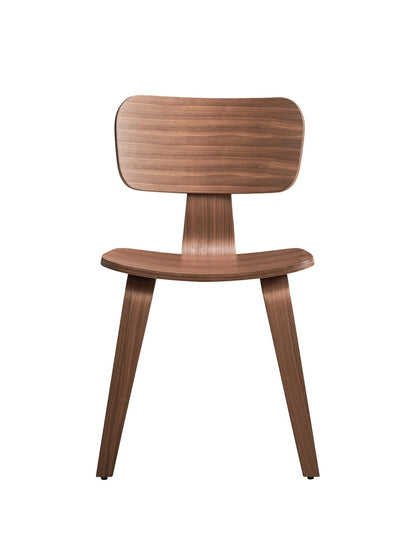 Casson Walnut Finish Side Chair (Set of 2) - 1st Choice Furniture Direct