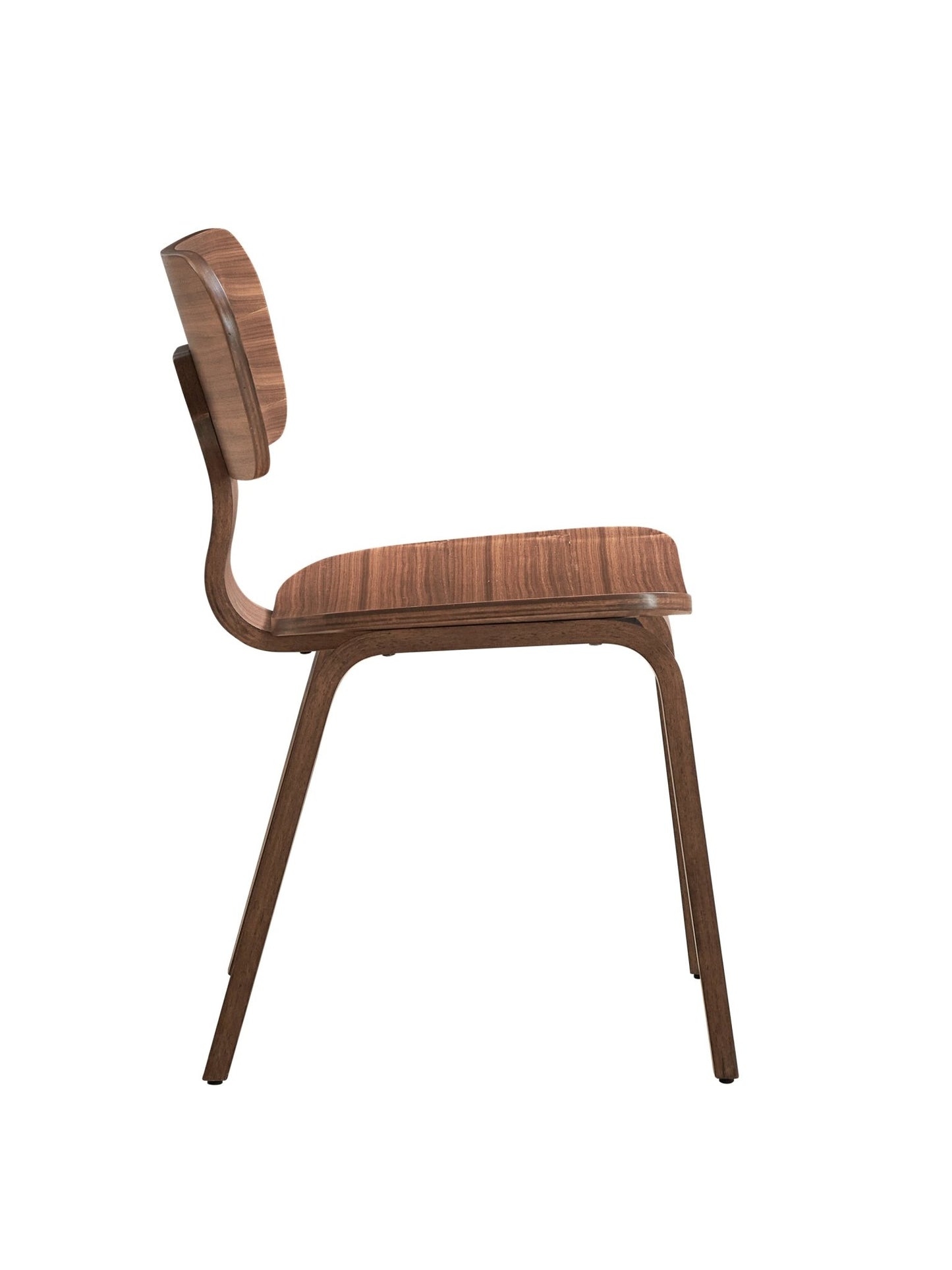 Casson Walnut Finish Side Chair (Set of 2) - 1st Choice Furniture Direct