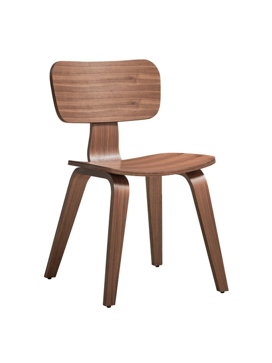 Casson Walnut Finish Side Chair (Set of 2) - 1st Choice Furniture Direct