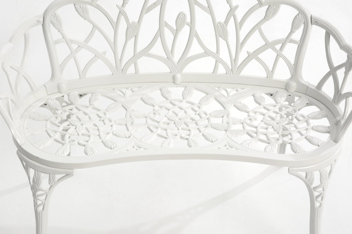 Cast aluminium bench - 1st Choice Furniture Direct