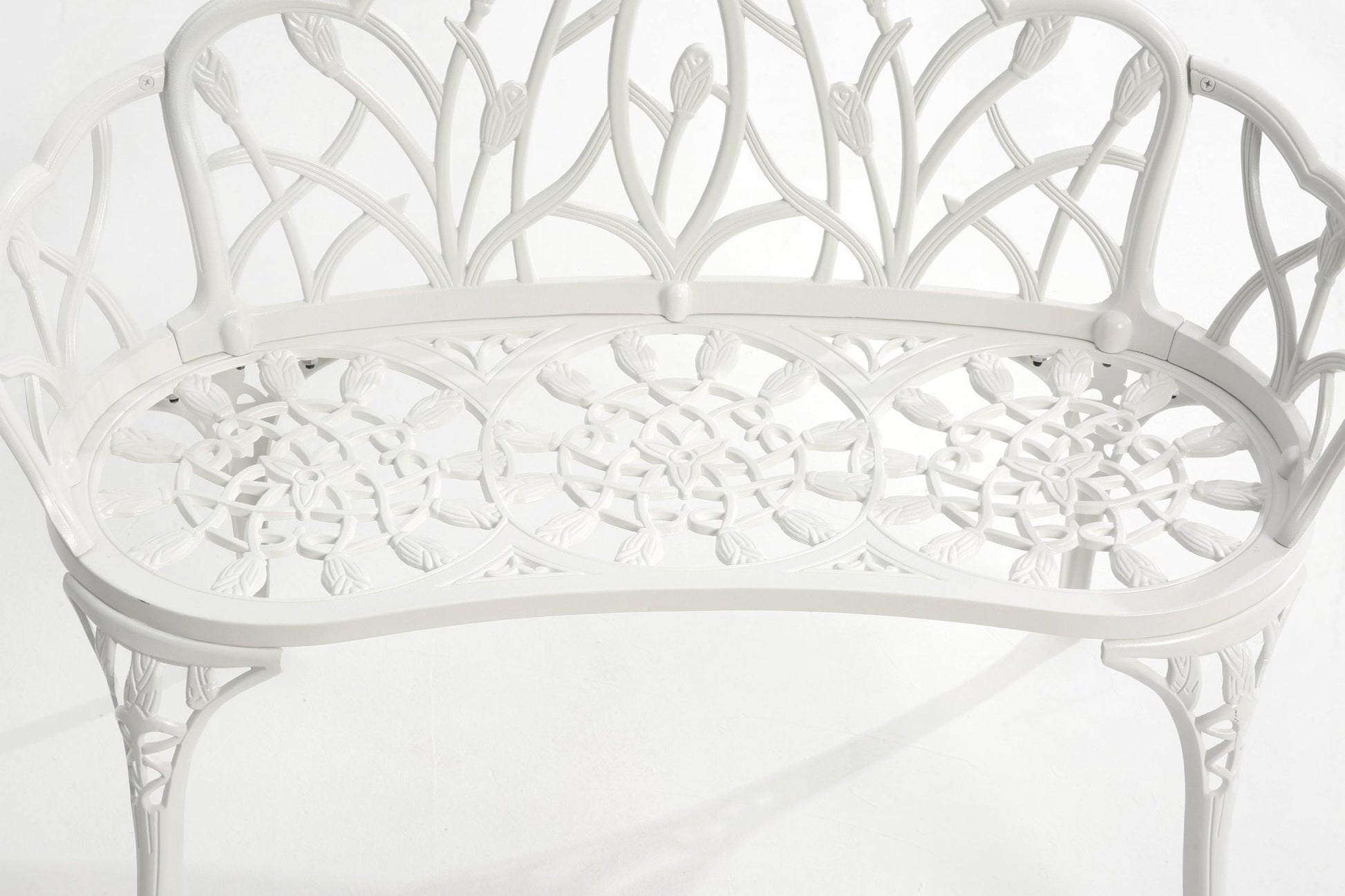 Cast aluminium bench - 1st Choice Furniture Direct