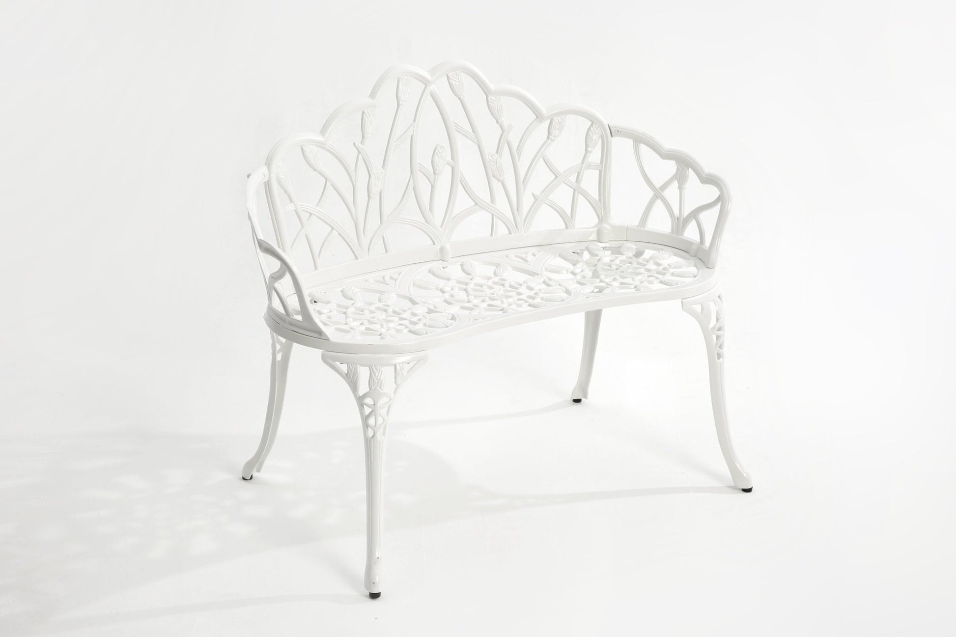Cast aluminium bench - 1st Choice Furniture Direct