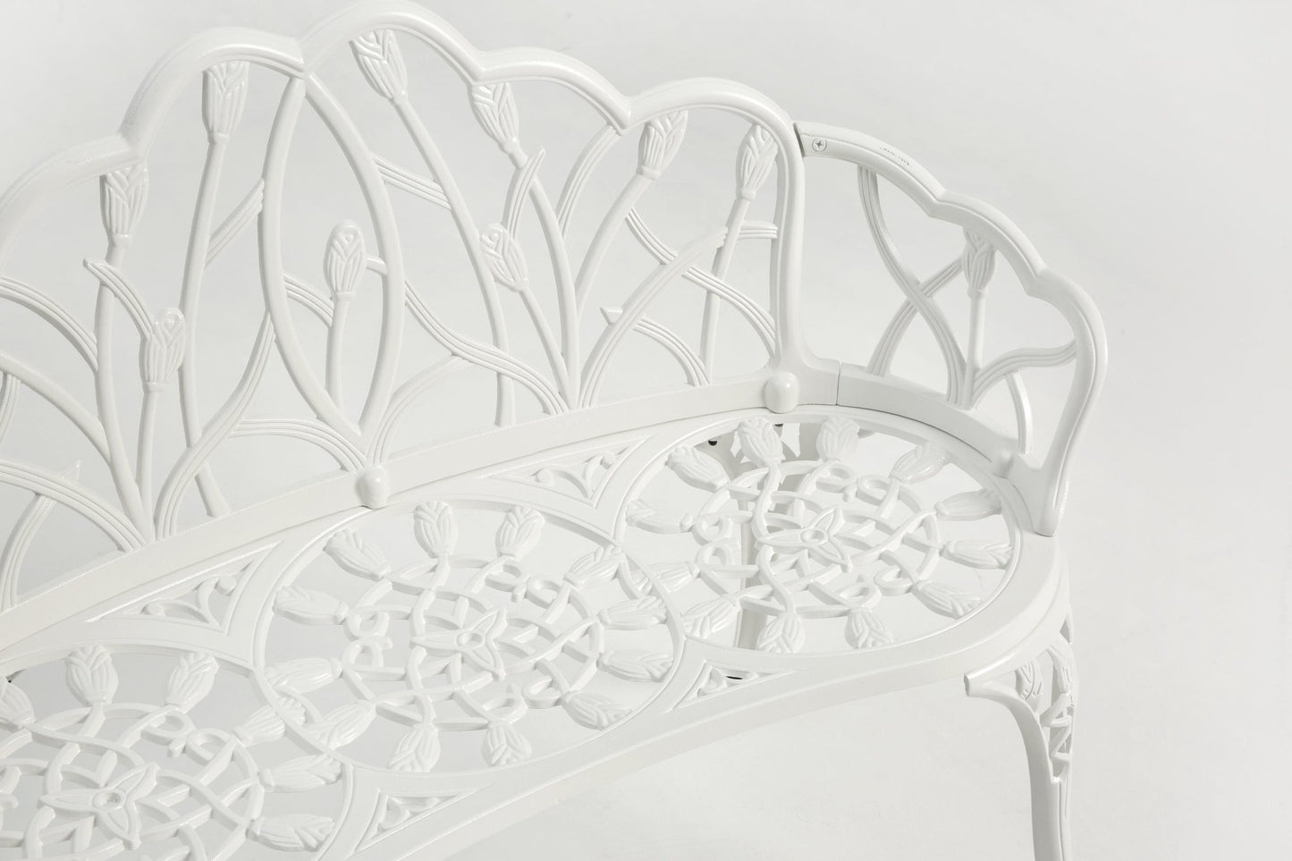 Cast aluminium bench - 1st Choice Furniture Direct