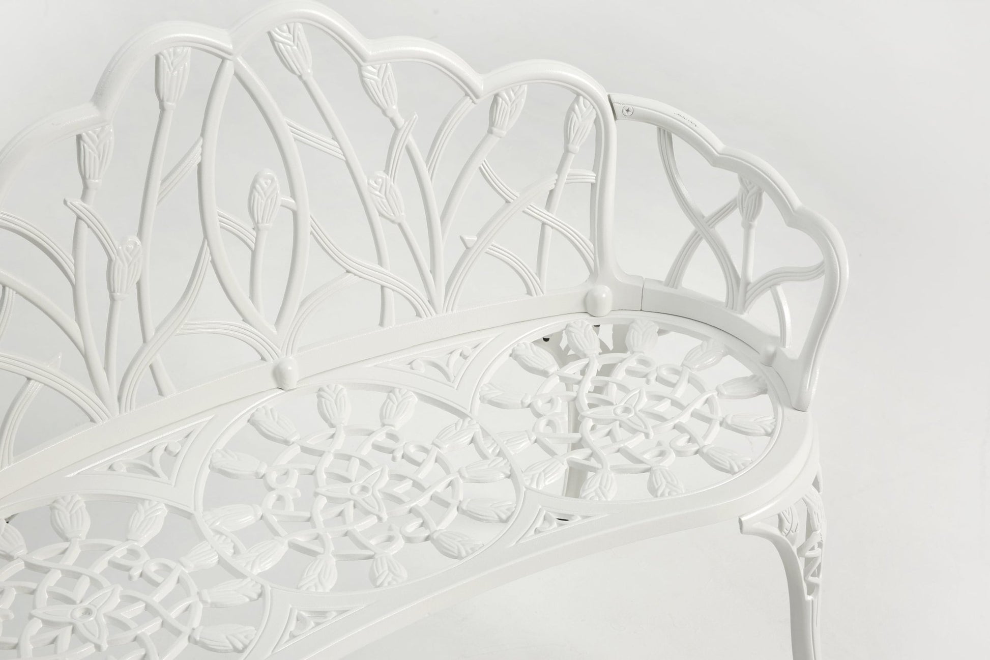 Cast aluminium bench - 1st Choice Furniture Direct