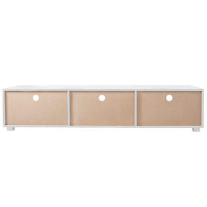 1st Choice White TV Stand for 70 Inch TV Stands Media Console Center