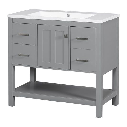 1st Choice Organizational 36" Bathroom Vanity Cabinet with Sink