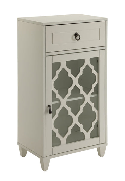 Ceara White Finish Accent Table - 1st Choice Furniture Direct