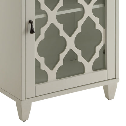 Ceara White Finish Accent Table - 1st Choice Furniture Direct