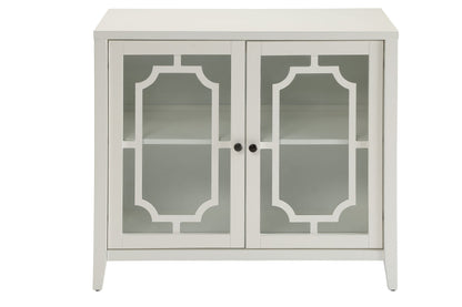 Ceara White Finish Console Cabinet - 1st Choice Furniture Direct