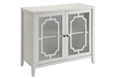 Ceara White Finish Console Cabinet - 1st Choice Furniture Direct