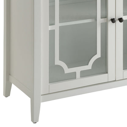 Ceara White Finish Console Cabinet - 1st Choice Furniture Direct