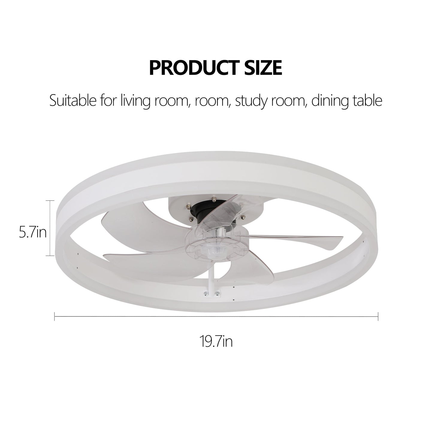 Ceiling Fan with Lights Dimmable LED - 1st Choice Furniture Direct