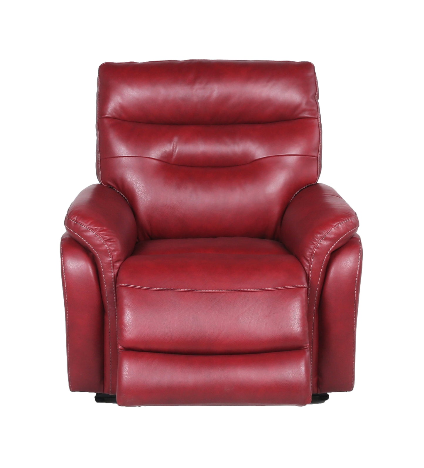 1st Choice Modern Leather Motion Recliner with Control Panel USB Charging