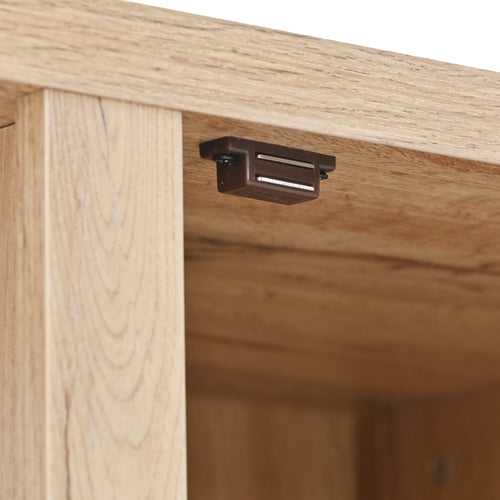 1st Choice Modern TV Stand for 65" TV with Large Storage Space in Natural