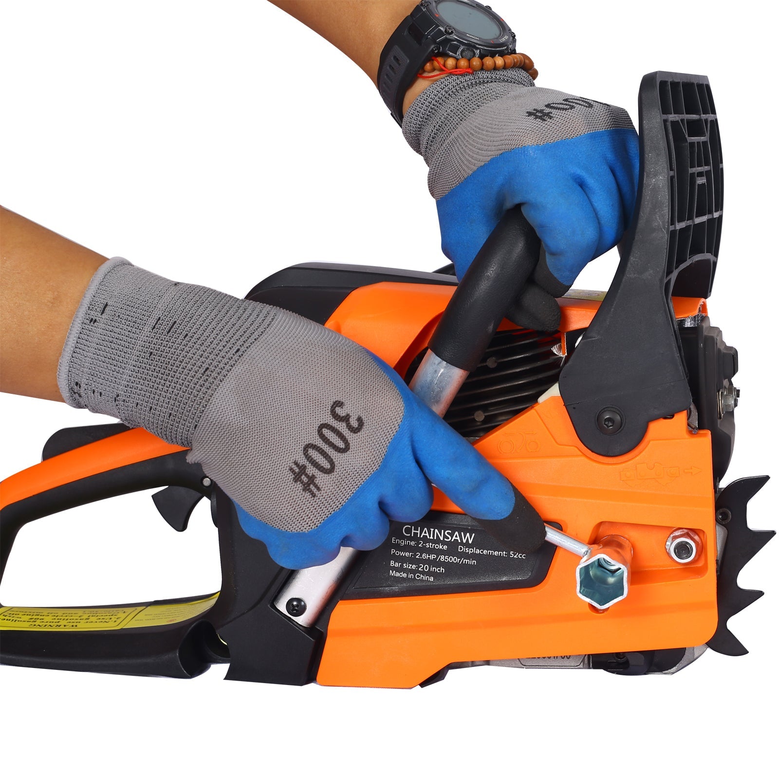 Chainsaw gas 20inch ,52cc Gasoline Chain Saw for Trees ,Wood Cutting 2 - cycle EPA Compliant - 1st Choice Furniture Direct