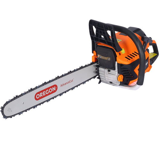 Chainsaw gas 20inch ,58cc Gasoline Chain Saw for Trees ,Wood Cutting 2 - cycle EPA Compliant ,ORGEGAN BAR OREGAN CHAIN - 1st Choice Furniture Direct