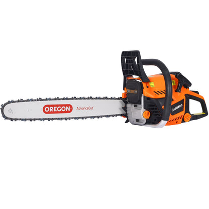 Chainsaw gas 20inch ,58cc Gasoline Chain Saw for Trees ,Wood Cutting 2 - cycle EPA Compliant ,ORGEGAN BAR OREGAN CHAIN - 1st Choice Furniture Direct