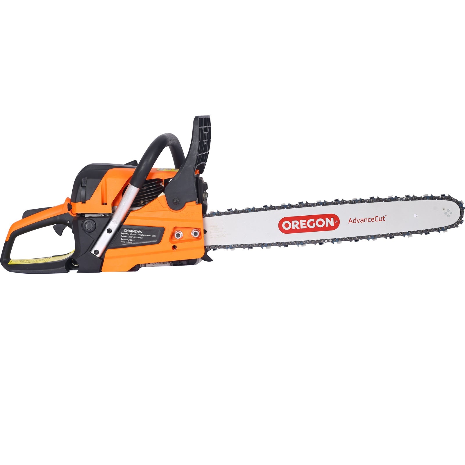 Chainsaw gas 20inch ,58cc Gasoline Chain Saw for Trees ,Wood Cutting 2 - cycle EPA Compliant ,ORGEGAN BAR OREGAN CHAIN - 1st Choice Furniture Direct