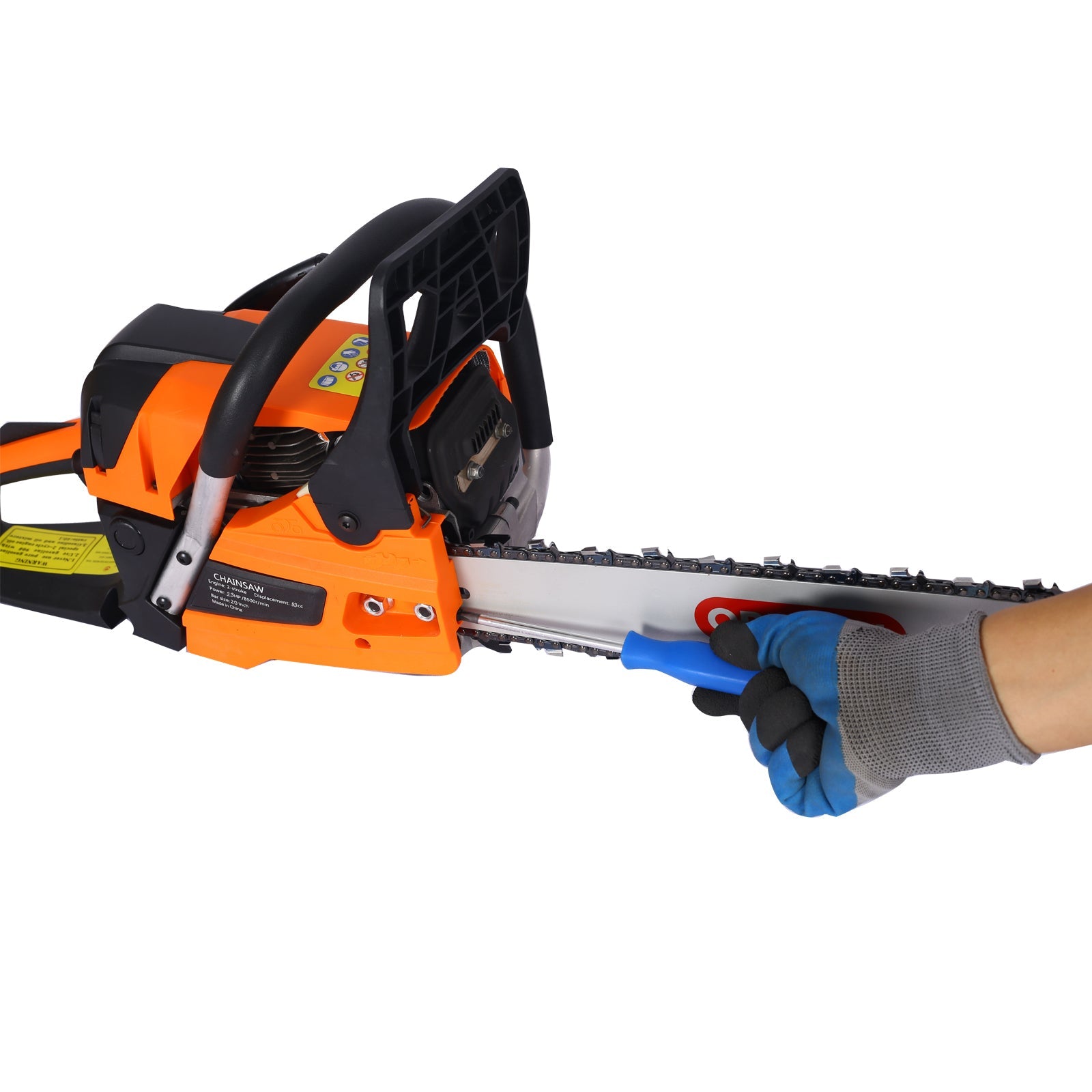 Chainsaw gas 20inch ,58cc Gasoline Chain Saw for Trees ,Wood Cutting 2 - cycle EPA Compliant ,ORGEGAN BAR OREGAN CHAIN - 1st Choice Furniture Direct