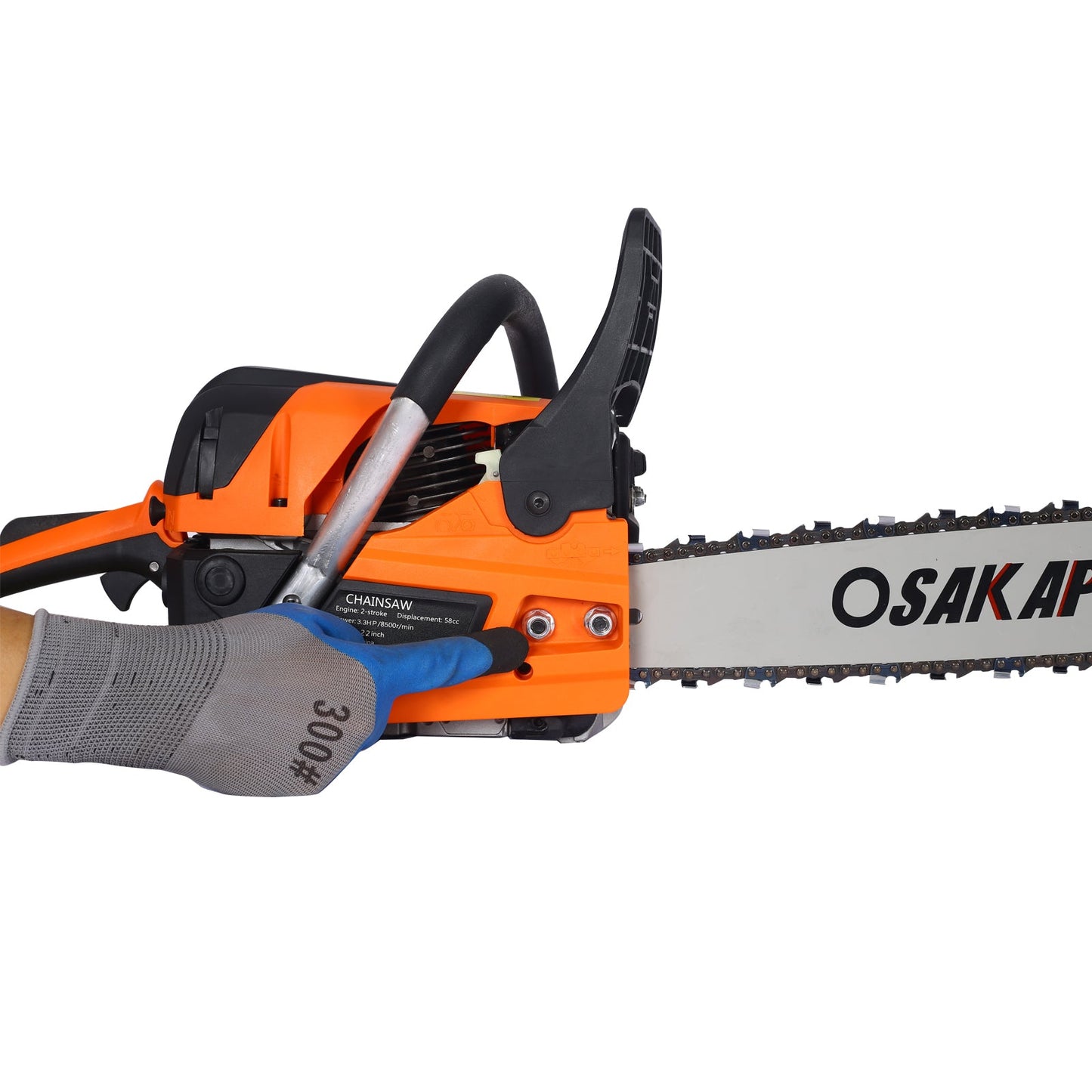 Chainsaw gas 22inch ,58cc Gasoline Chain Saw for Trees ,Wood Cutting 2 - cycle EPA Compliant - 1st Choice Furniture Direct