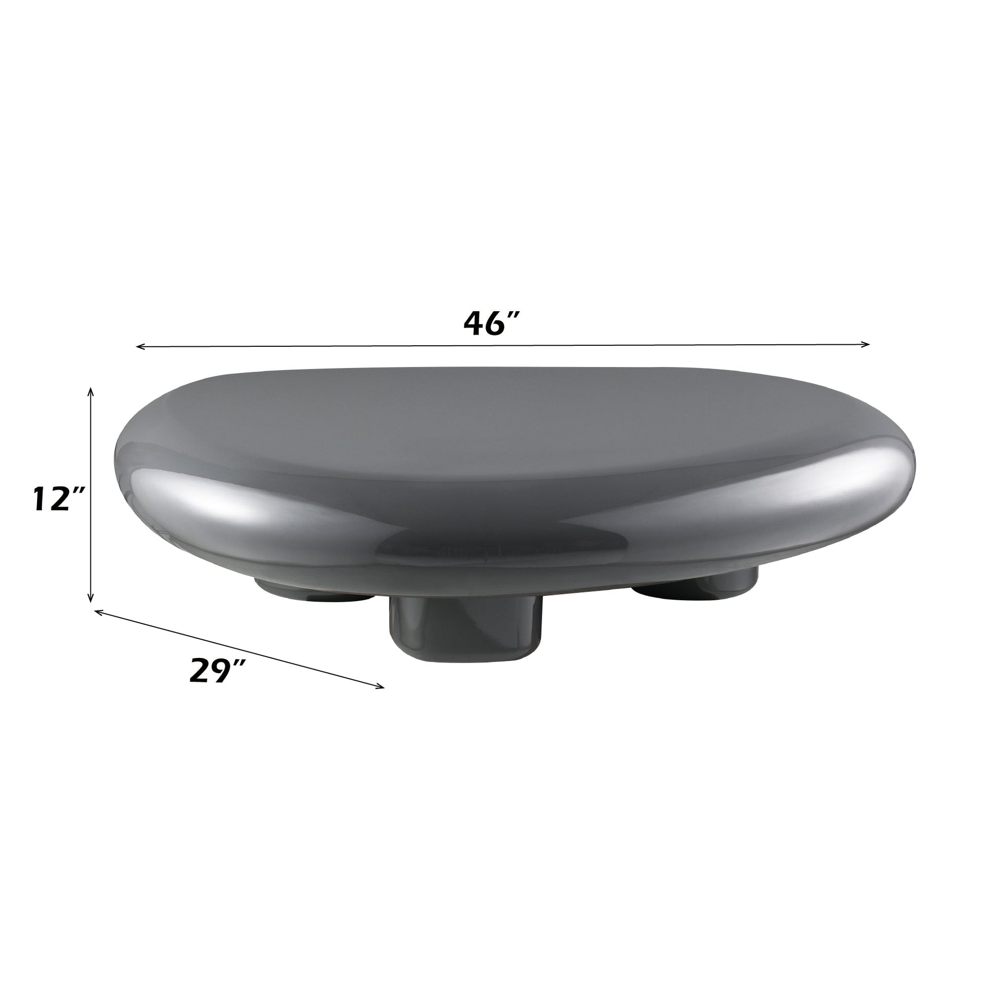 Charlene Gray High Gloss Coffee Table - 1st Choice Furniture Direct