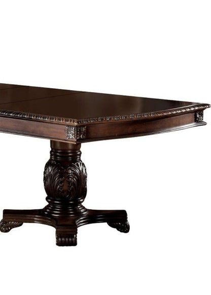 Chateau Cherry Finish De Ville Dining Table w/ Extension Leaf - 1st Choice Furniture Direct