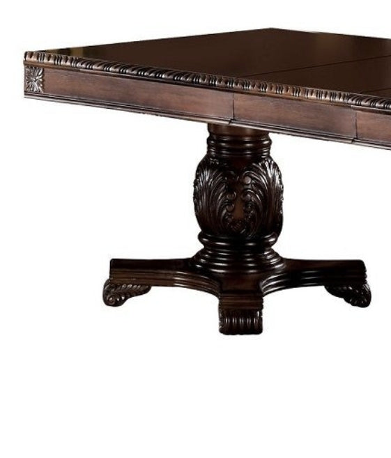 Chateau Cherry Finish De Ville Dining Table w/ Extension Leaf - 1st Choice Furniture Direct