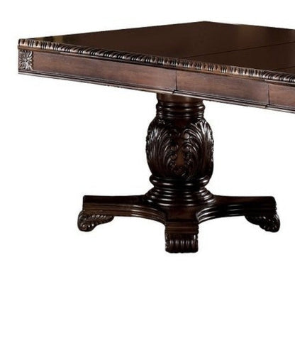 Chateau Cherry Finish De Ville Dining Table w/ Extension Leaf - 1st Choice Furniture Direct