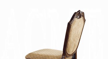 Chateau De Ville Fabric & Espresso Finish Counter Height Chair (Set of 2) - 1st Choice Furniture Direct